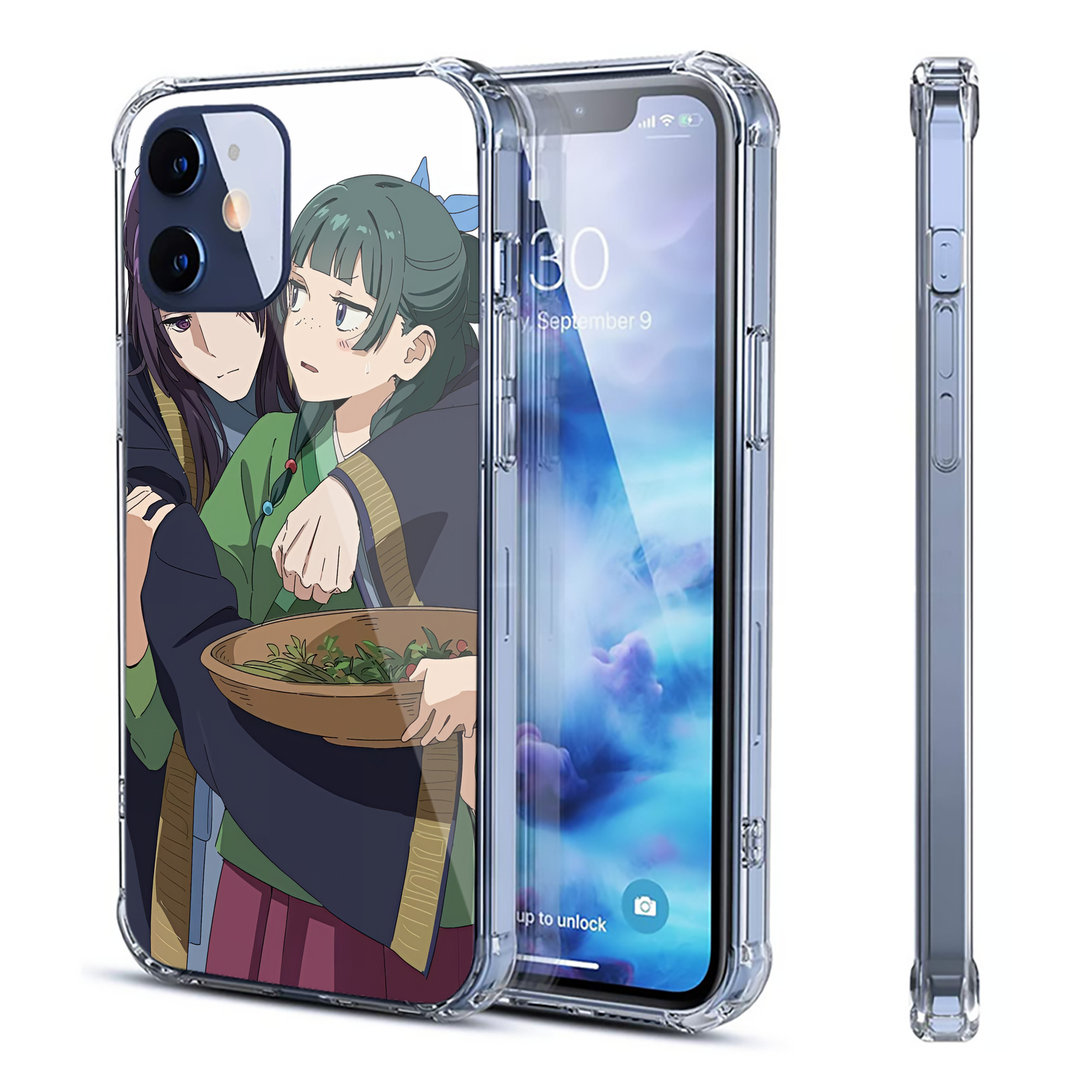 （画像用） 薬屋のひとりごと The Apothecary Diaries 【iPhone 12シリーズ対応】透明スマホケース（クリアソフトケース）